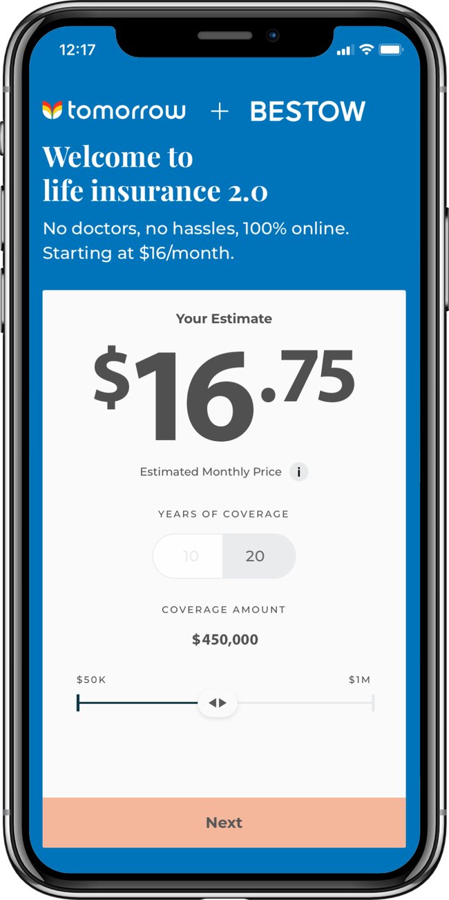 Tomorrow App Life Insurance Bestow.png
